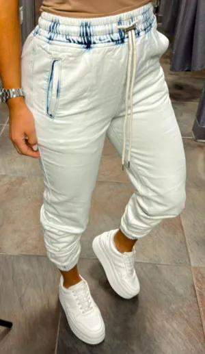 2380 Bleach relaxed jogger pants