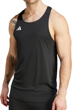 adidas Adizero Essentials Mens Running Vest - Black