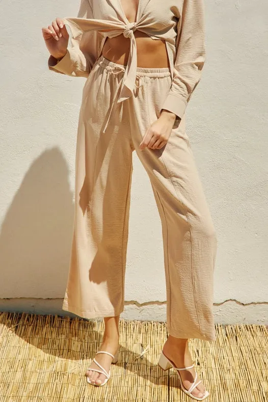 Air Flow Relaxed Pull On Pants SAND