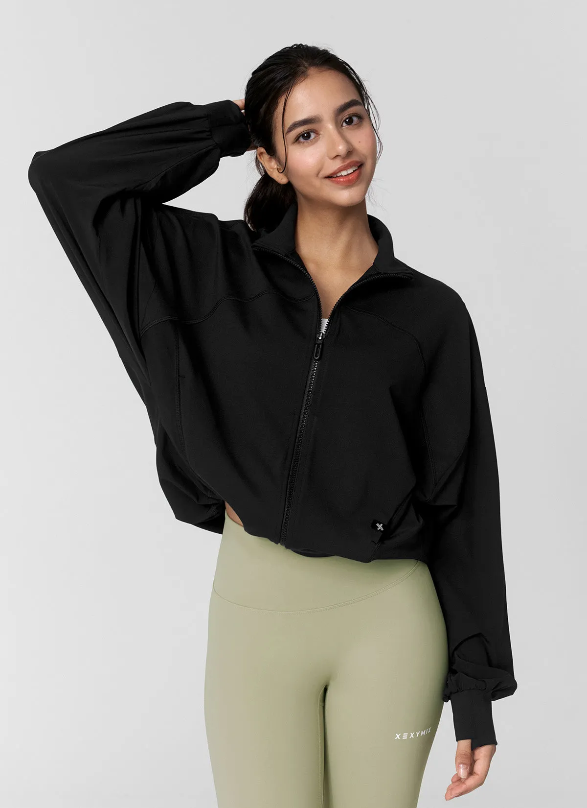 All Easy Overfit Zip-Up