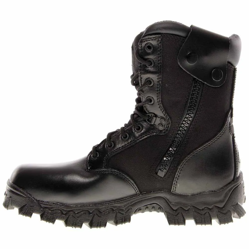 Alpha Force 8 inch Waterproof Zipper Boots