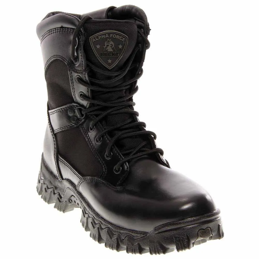 Alpha Force 8 inch Waterproof Zipper Boots