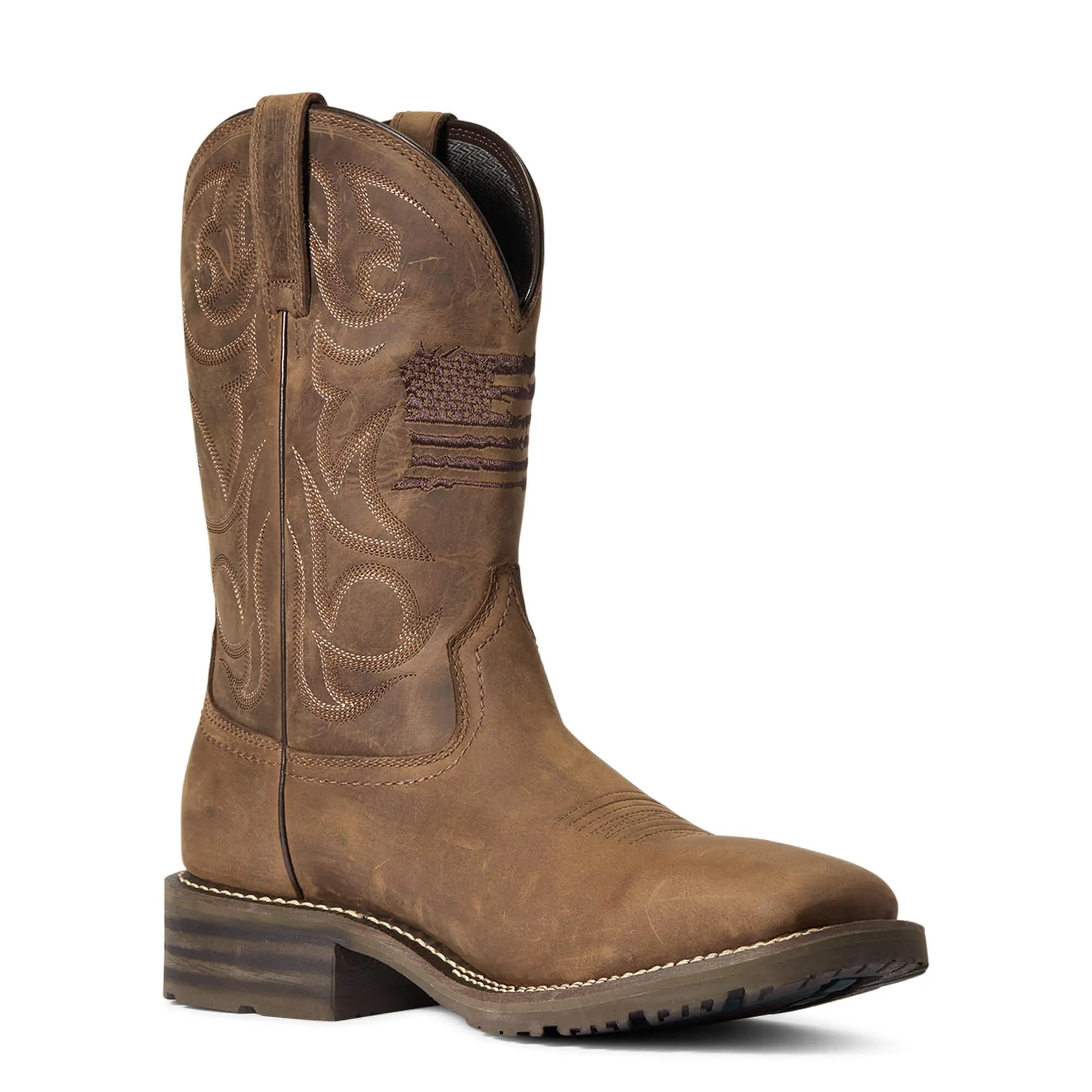 Ariat Men's Hybrid Patriot Waterproof Western Boots 10038354