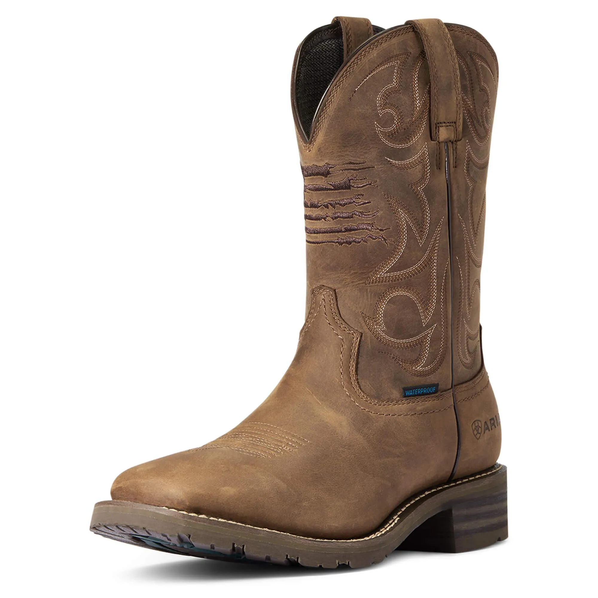 Ariat Men's Hybrid Patriot Waterproof Western Boots 10038354