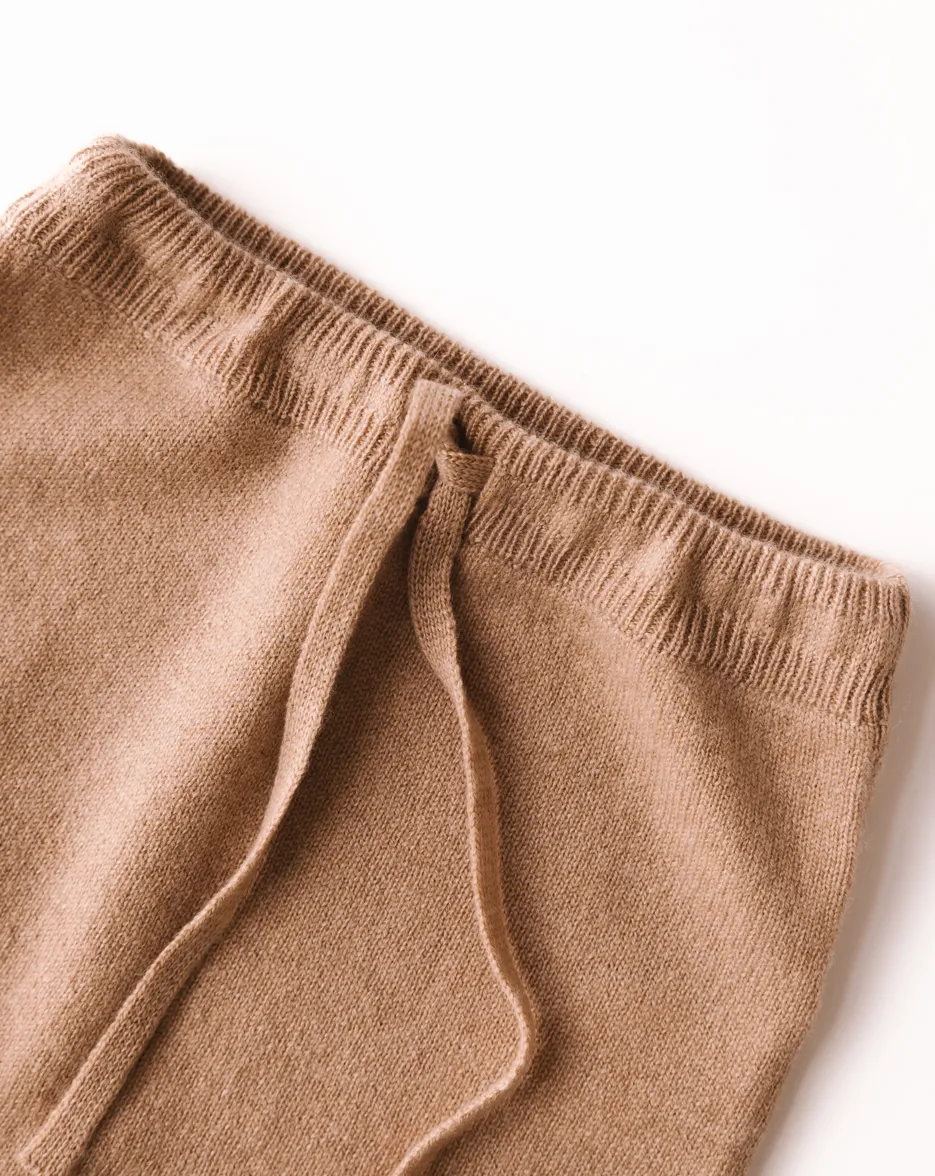 Baby Cashmere Pants - Caramel Brown