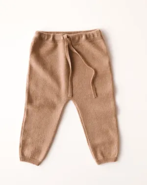 Baby Cashmere Pants - Caramel Brown