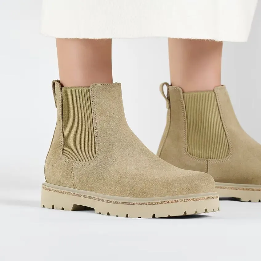 Birkenstock Highwood Slip On Suede | Taupe