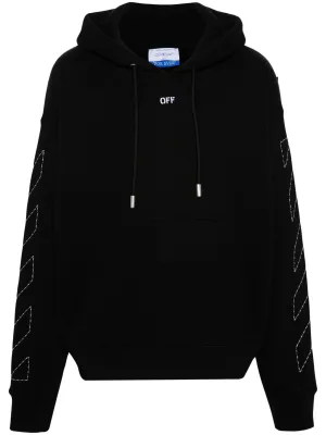 Black Drawstring Hooded Sweater