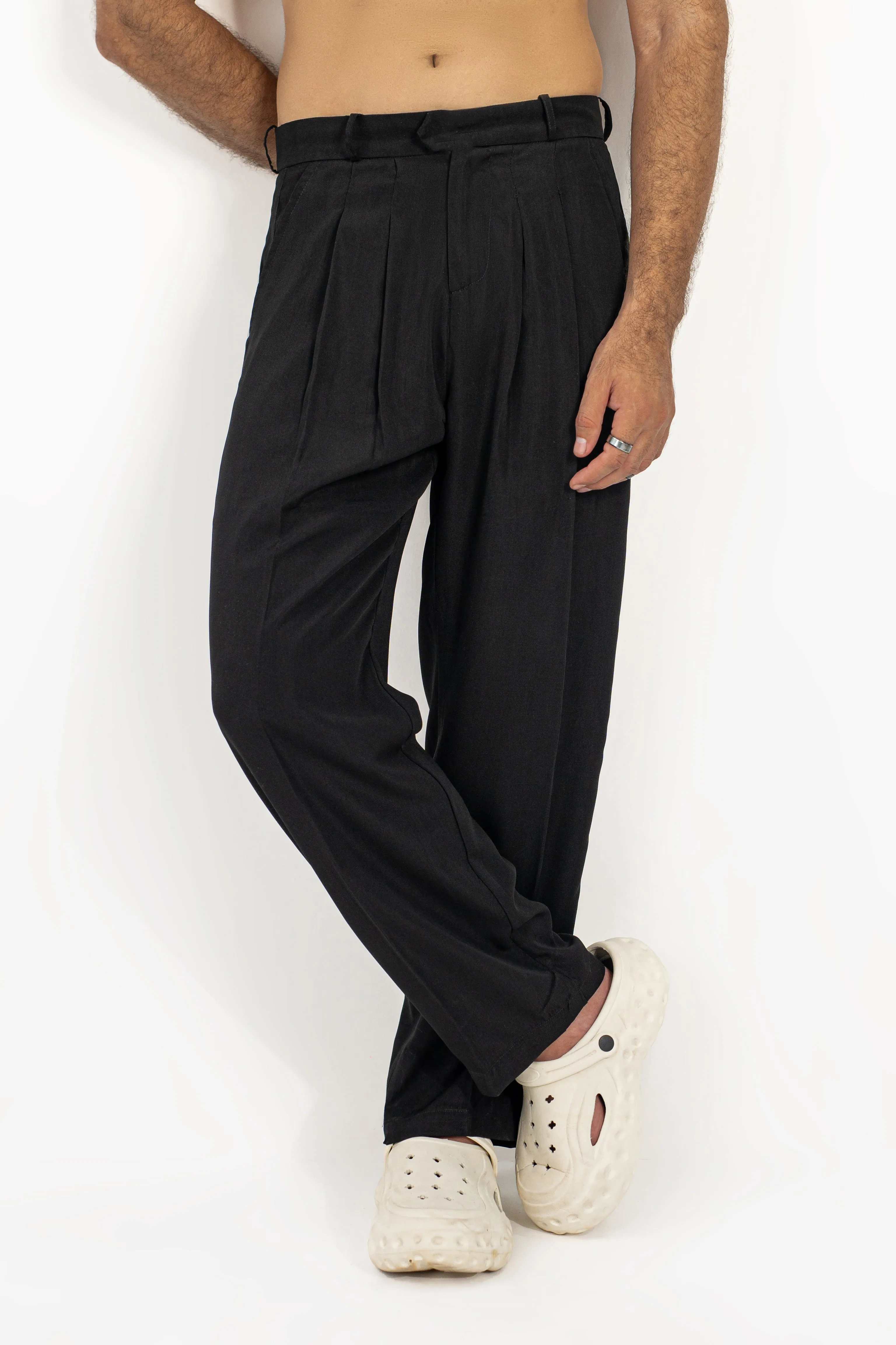 Blackout Pleated Pants