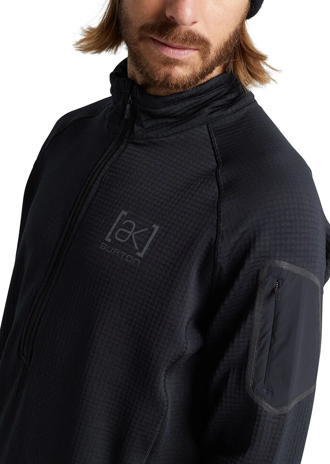 Burton Men's AK Helium Grid Fleece Half-Zip