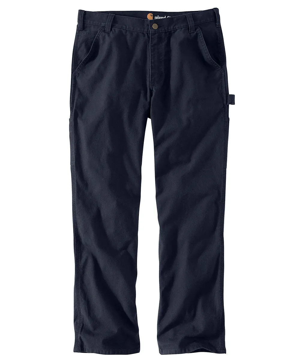 Carhartt Men’s Rugged Flex Relaxed Fit Duck Dungaree - Navy