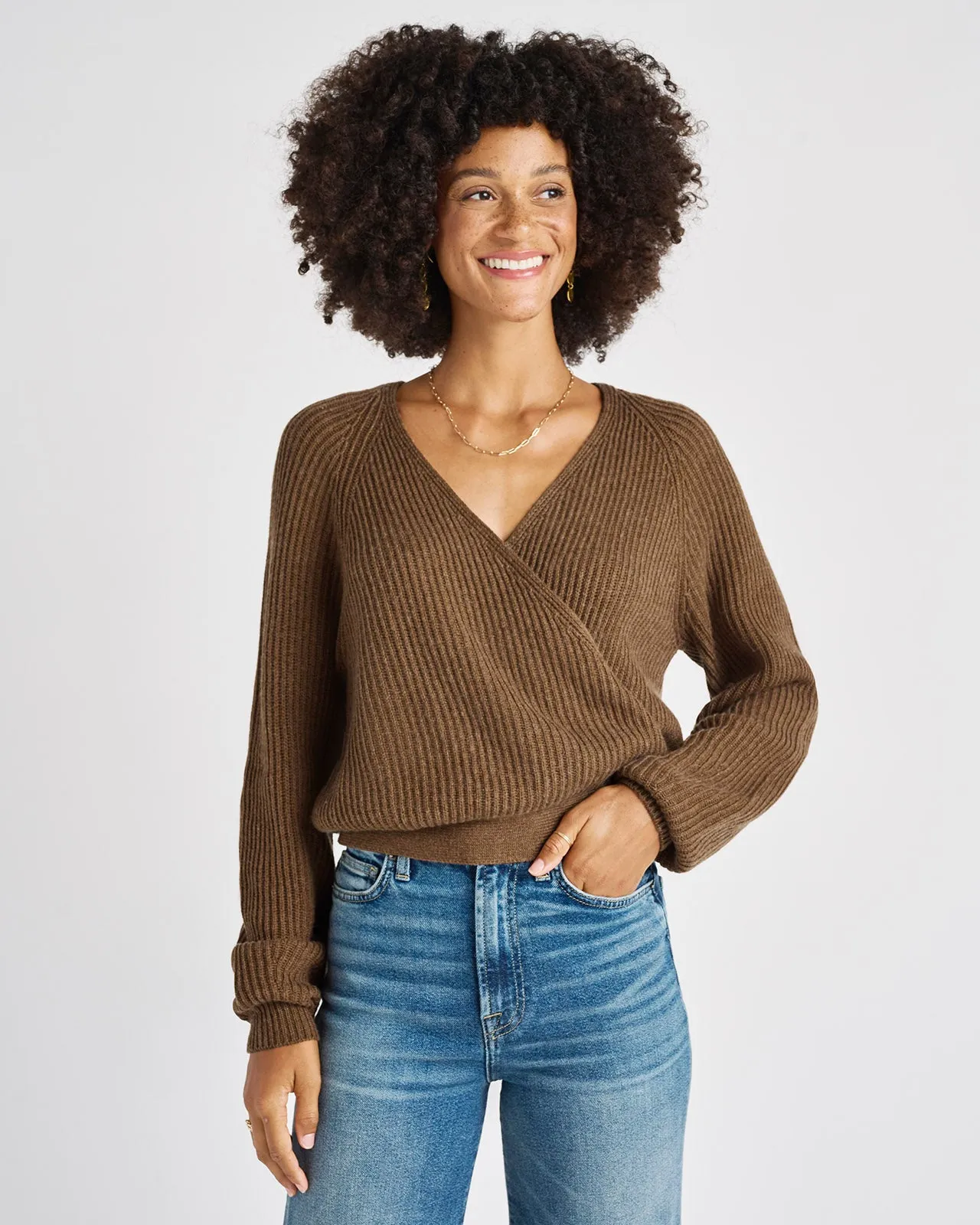 Cashblend Adele Wrap Sweater