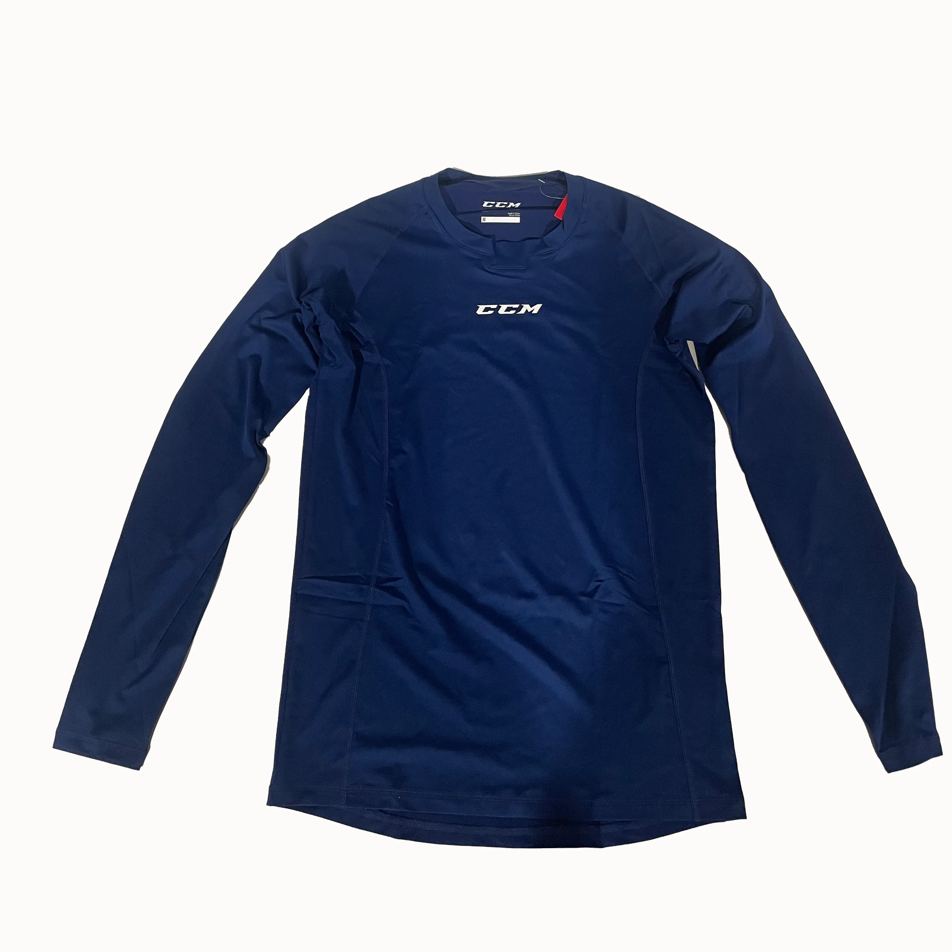 CCM Long Sleeve Compression Shirt (Navy)