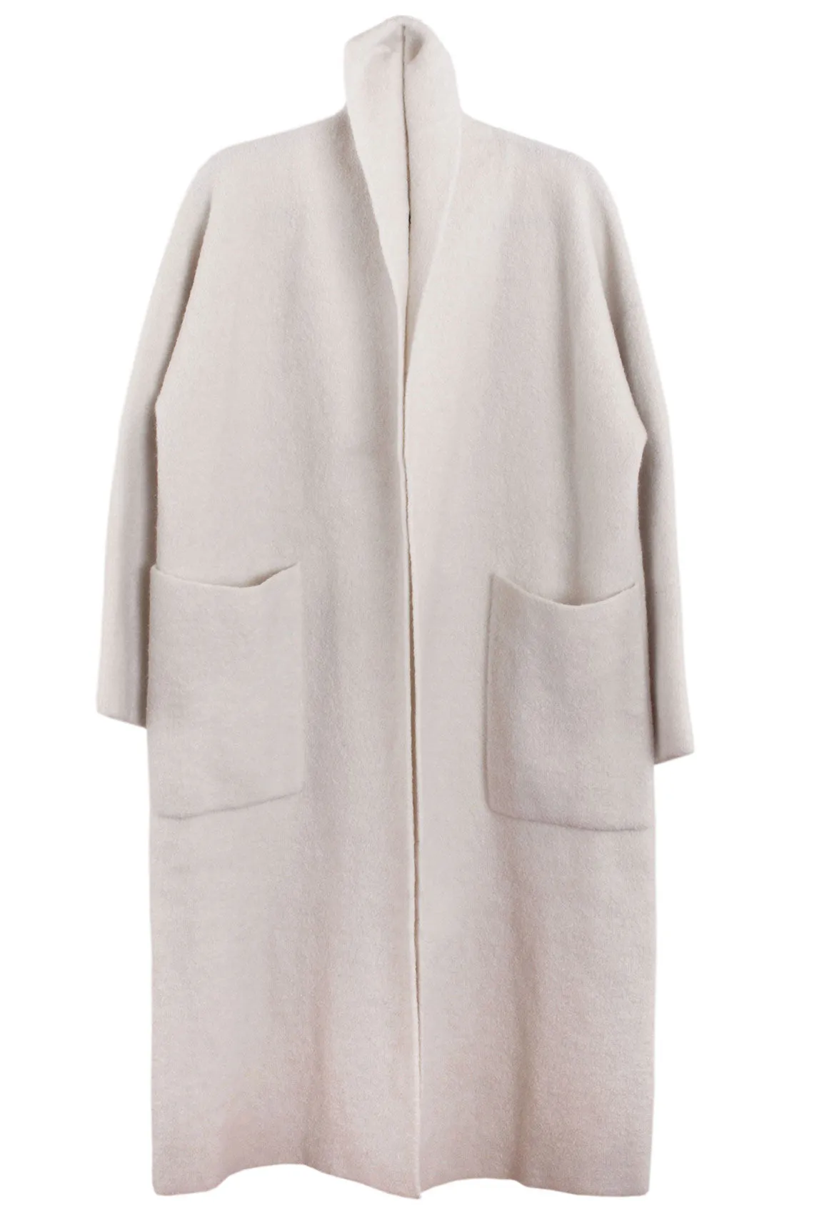 Celadon Double Face Long Coat