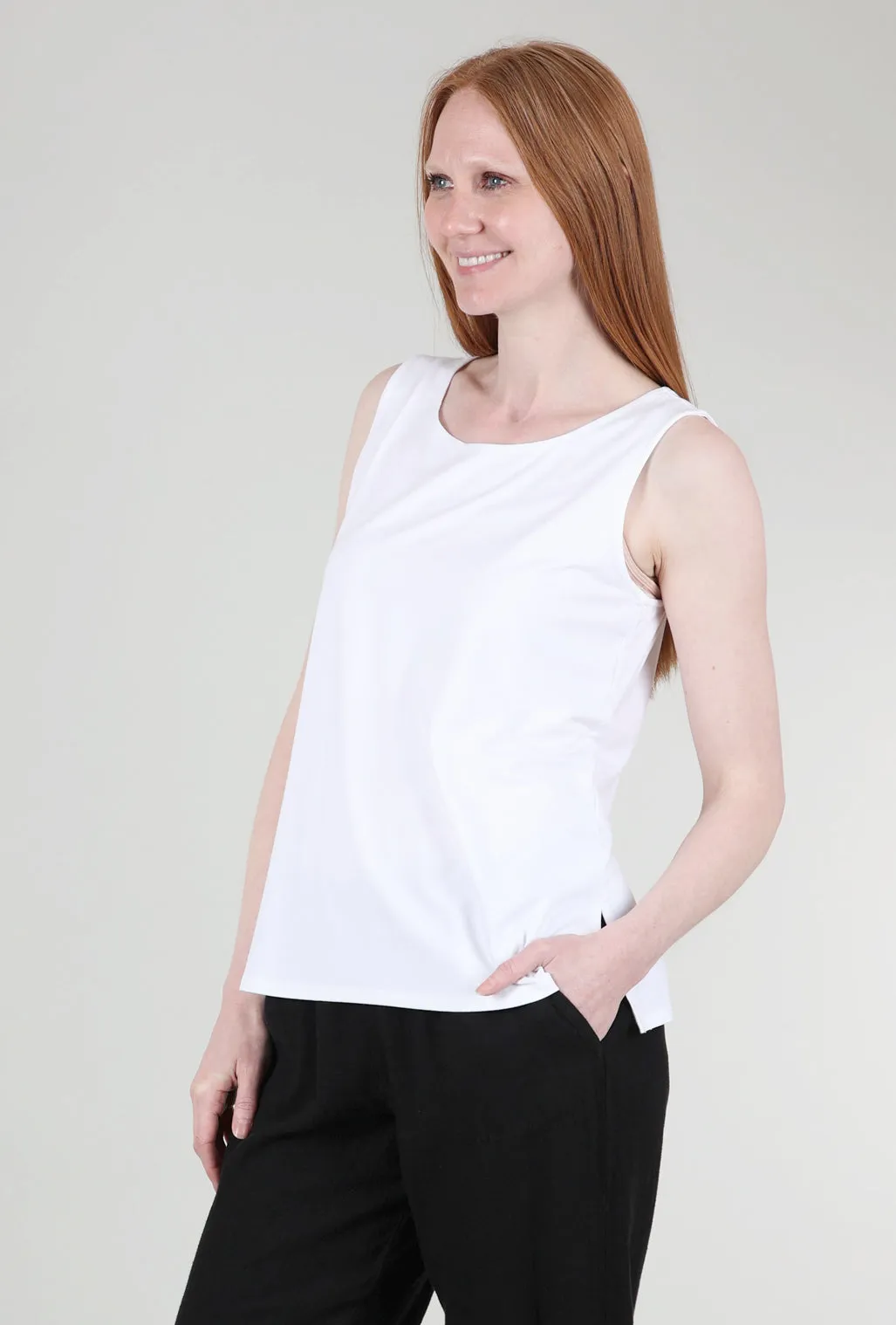 Core Travel Easy Tank, White