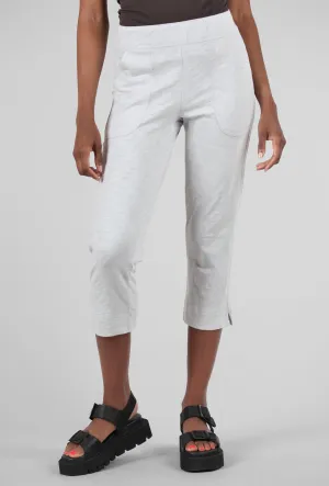 Cotton Slub Pocket Capri, Dune