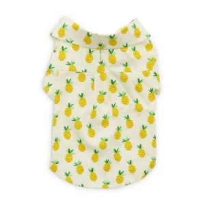 cotton tropical shirt - pineapple - last one!