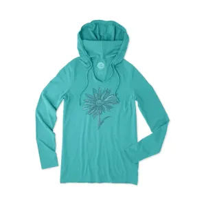 Daisy Long Sleeve Hooded Smooth T-Shirt by Life is good