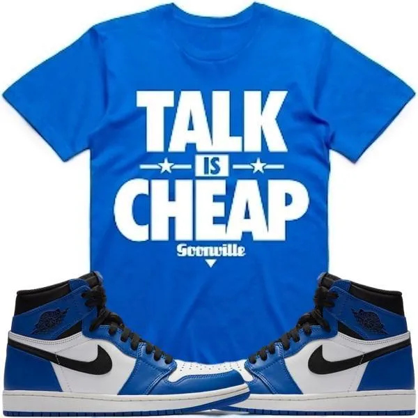 DYING BREED Sneaker Tees Shirt - Jordan 1 HIGH OG Royal