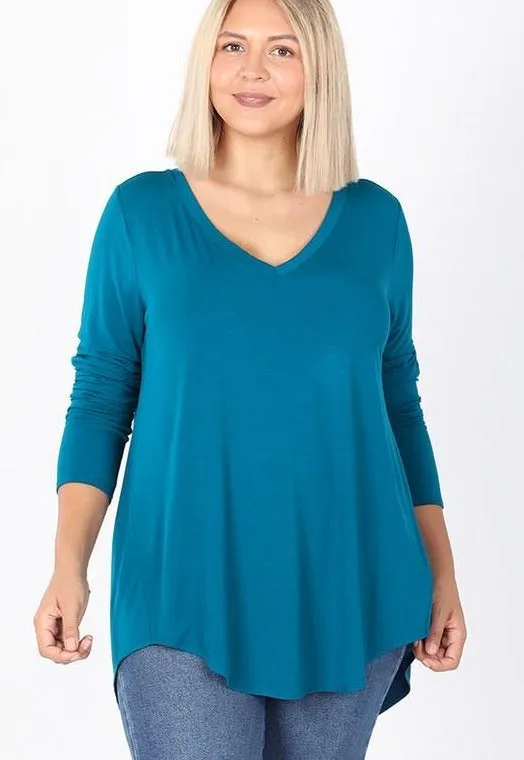 Easy Days Hi-lo Tee - Teal