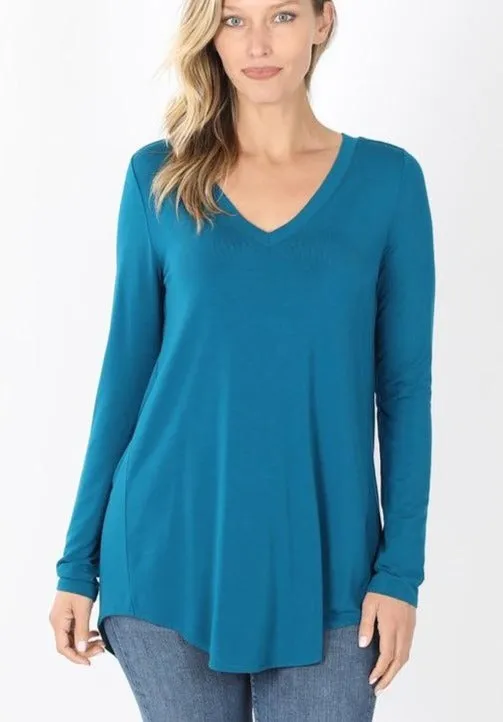 Easy Days Hi-lo Tee - Teal