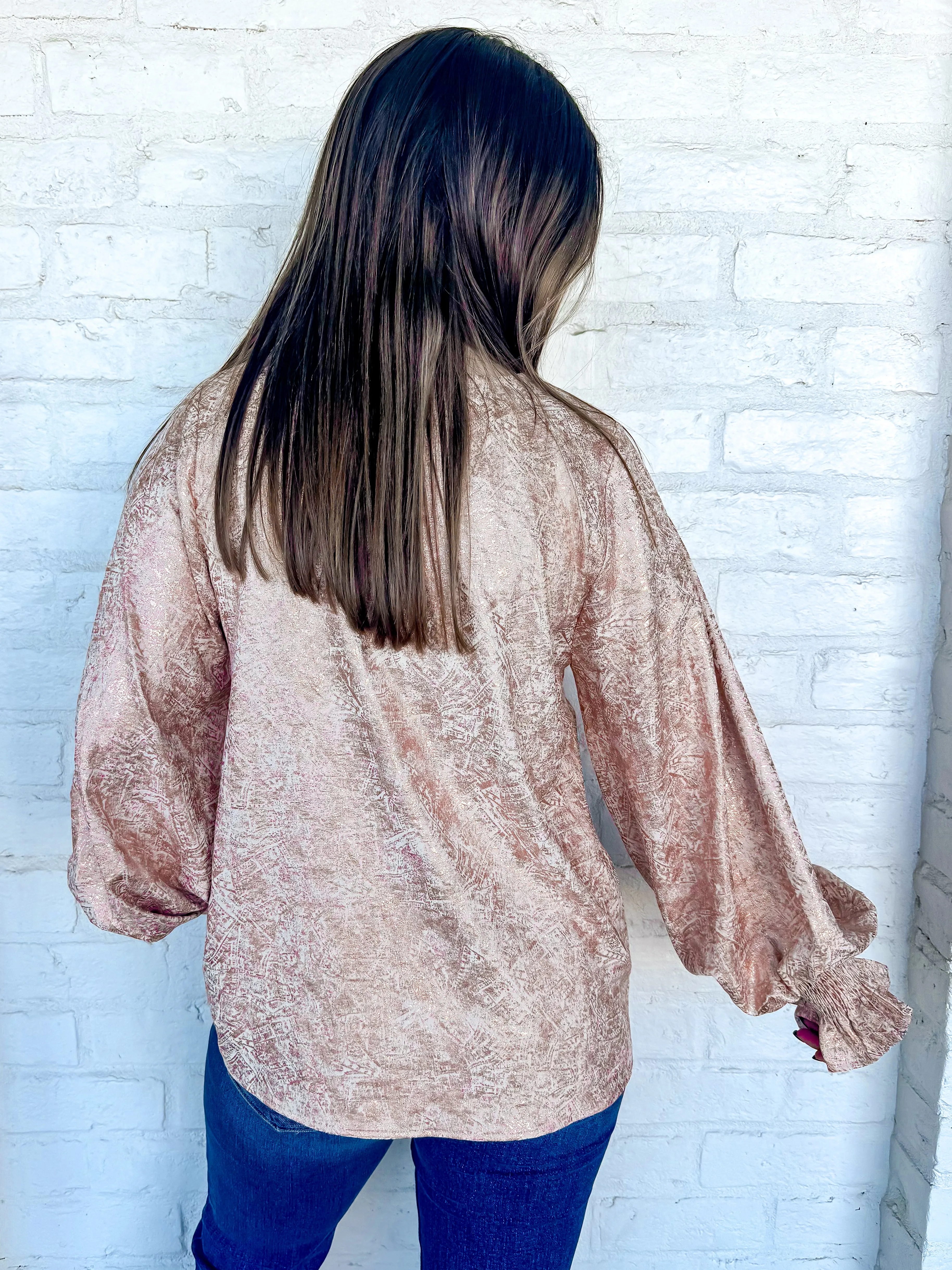 Easy Romance Cream Top