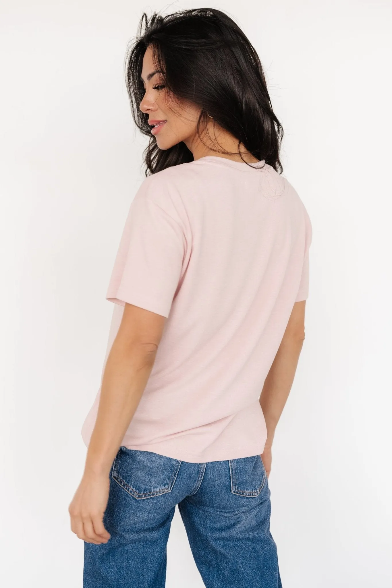 Elliot Relaxed Tee | Blush