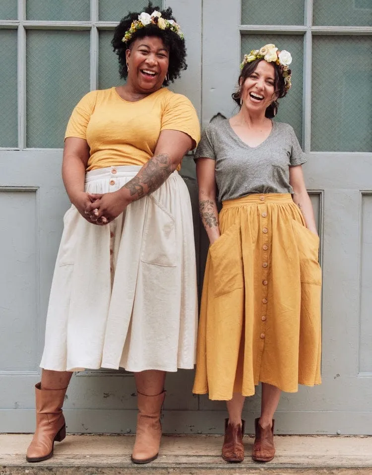 Estuary Skirt Sewing Pattern, Sew Liberated