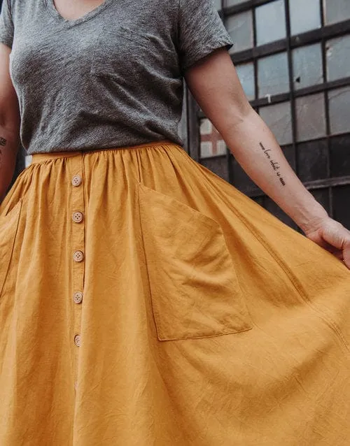 Estuary Skirt Sewing Pattern, Sew Liberated