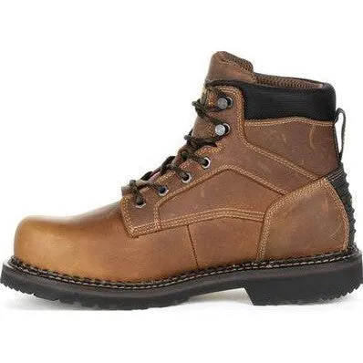 Georgia Men's Giant Steel Toe WP Met Guard Work Boot -Brown- GB00322