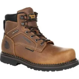 Georgia Men's Giant Steel Toe WP Met Guard Work Boot -Brown- GB00322