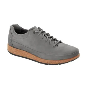 Honnef Low Whale Grey Suede Leather