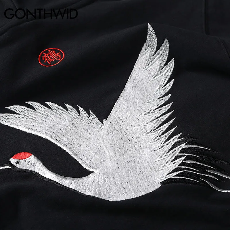 Japanese Crane Hoodies