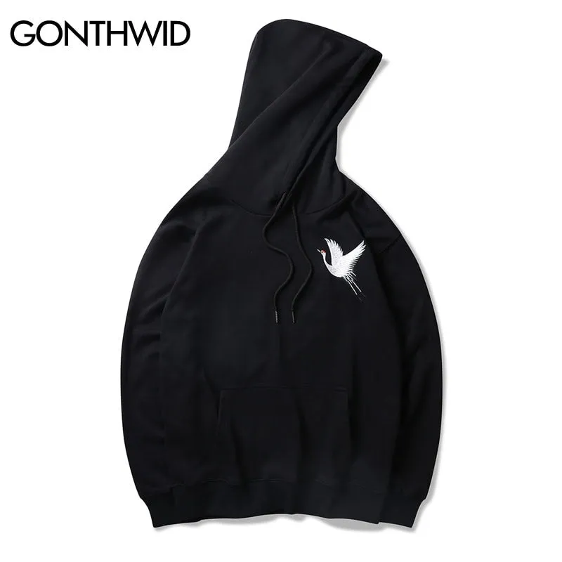 Japanese Crane Hoodies