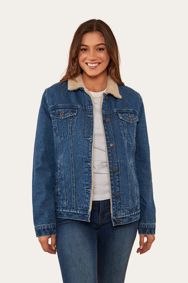 Killawarra Womens Jacket - Mid Wash Blue