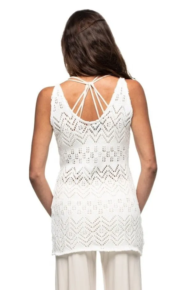 Knitted Cotton Tank Top Motiv