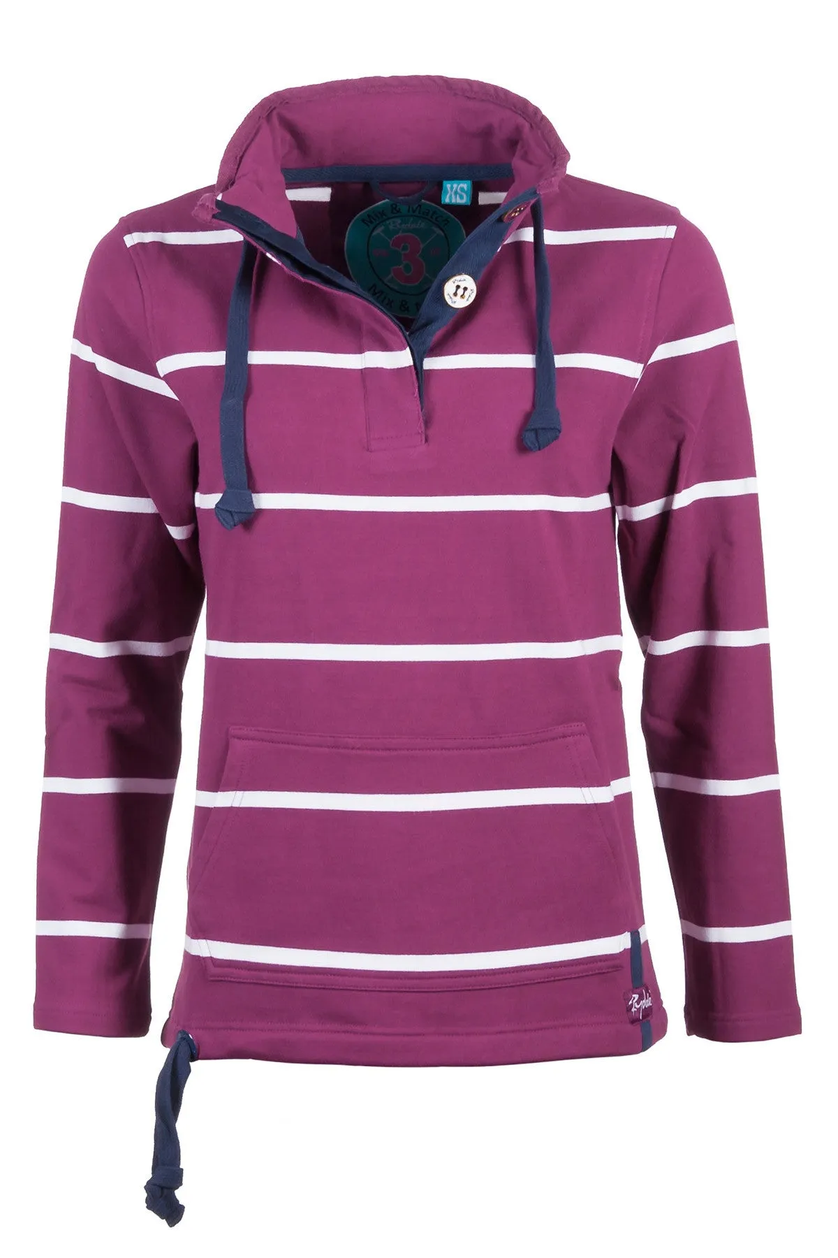 Ladies Striped Sweatshirt