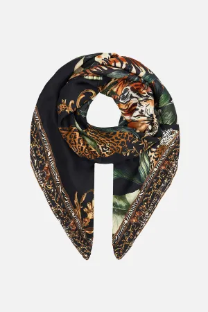 LARGE SQUARE SCARF EASY TIGER