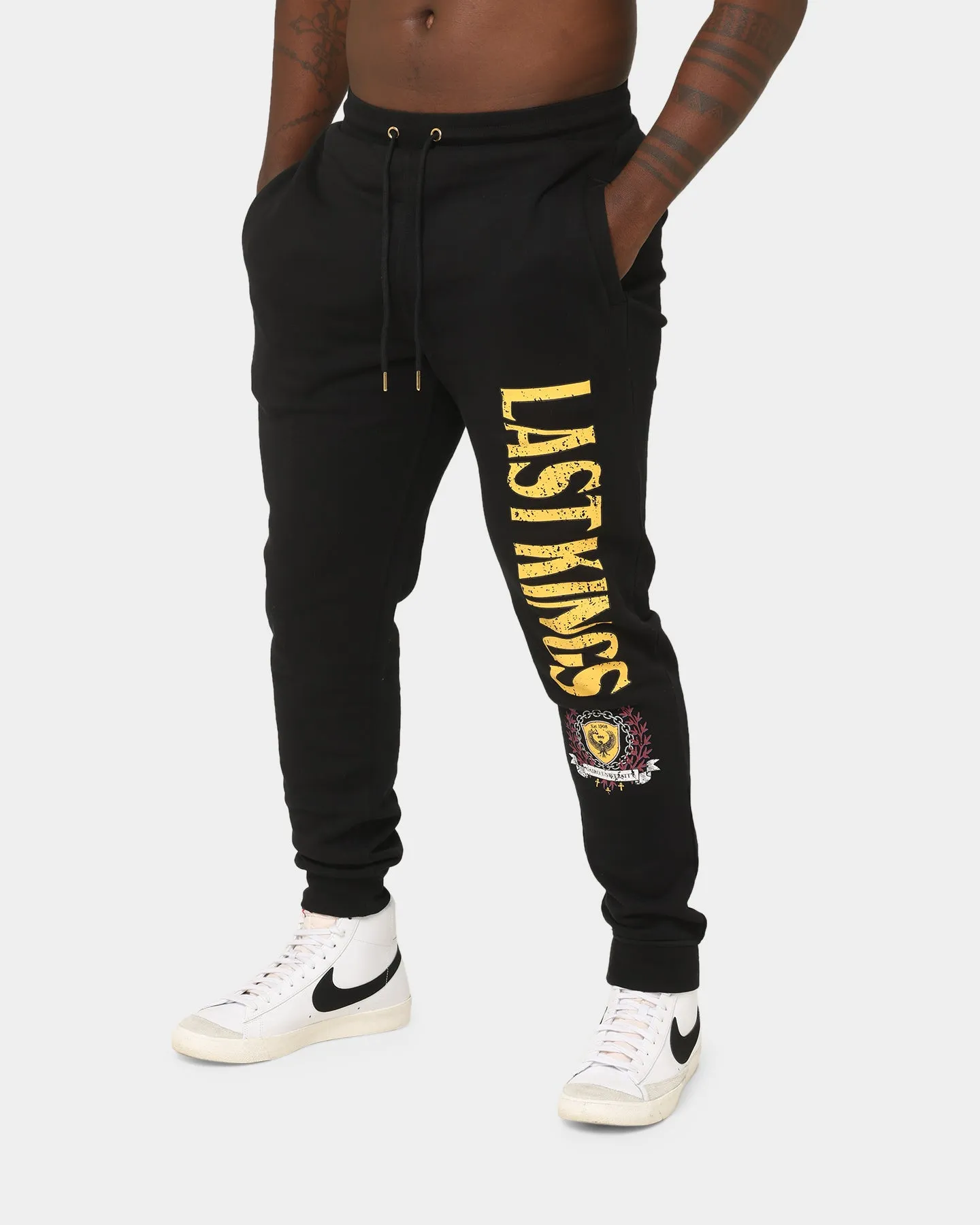 Last Kings Cairo University Track Pants Vintage Black