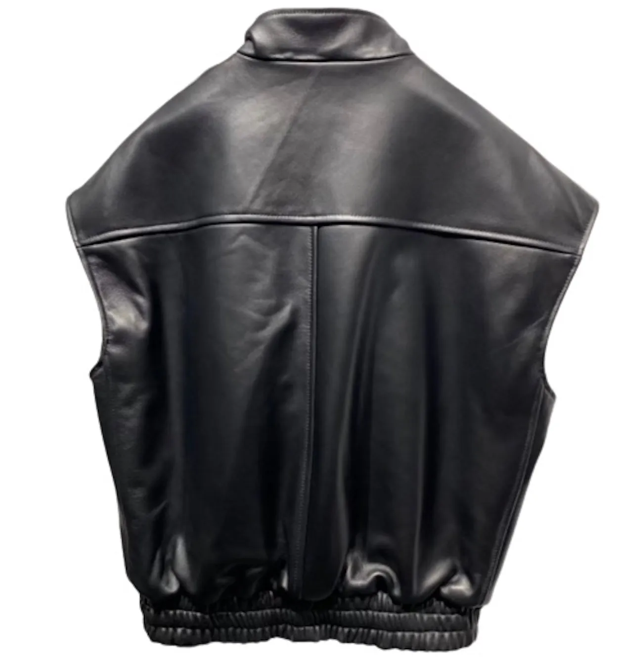 Leather Zip Front Vest