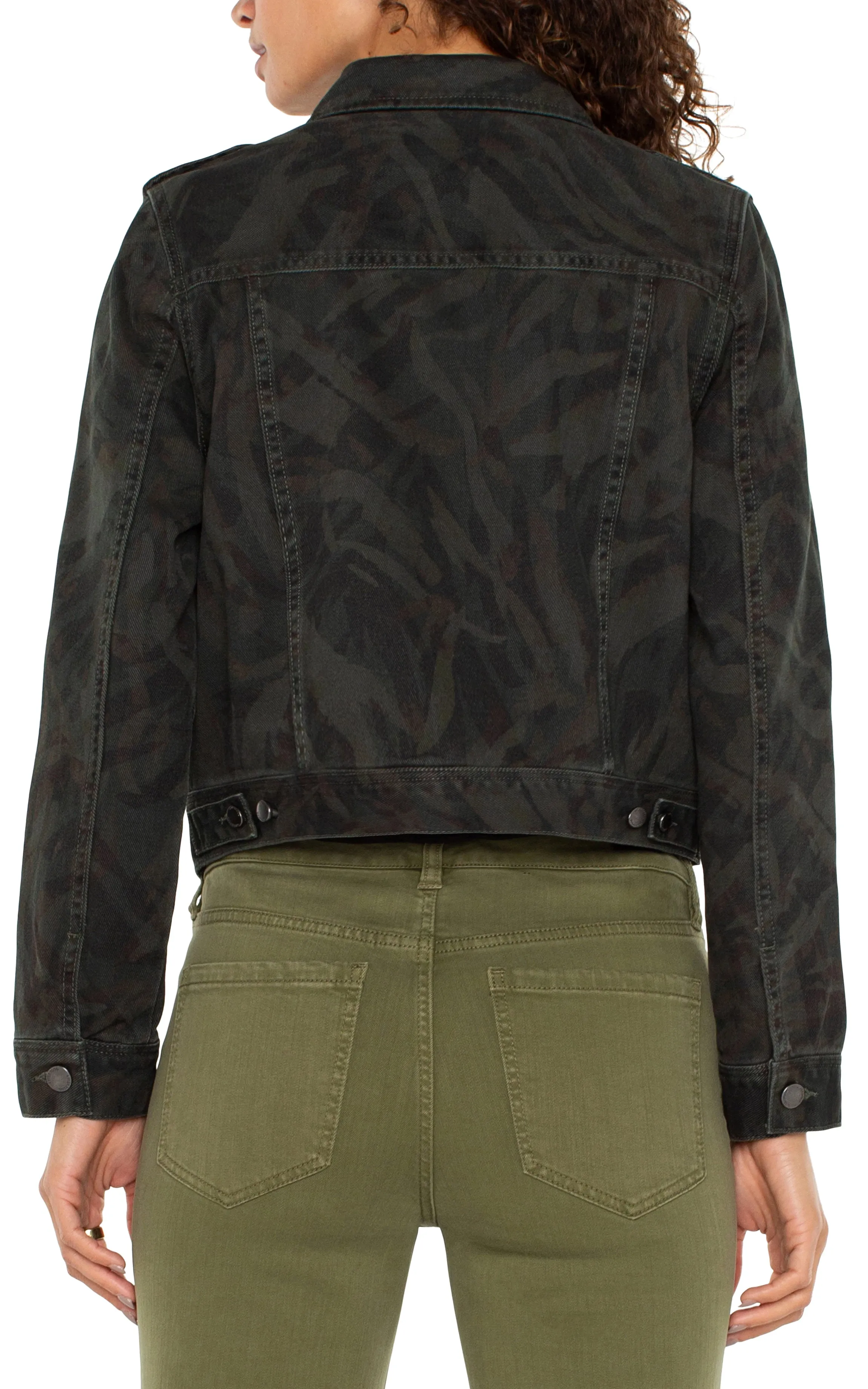 Liverpool Military Crop Jacket (Abstract Camo)