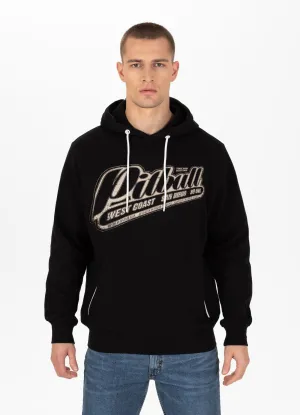 Men's Hoodie Terry Black Brand