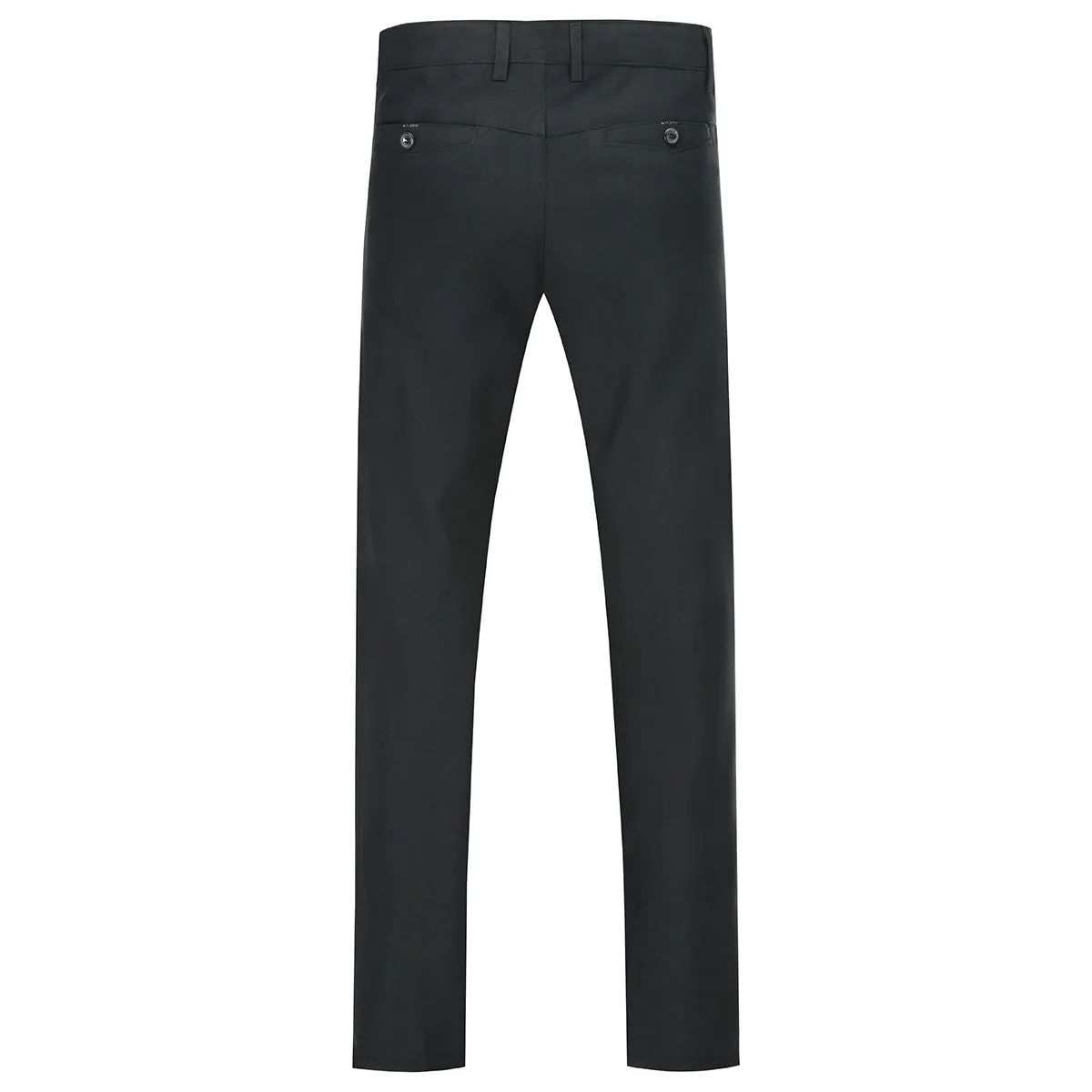 Men's Stretch Flat Front Dress Pants Grey