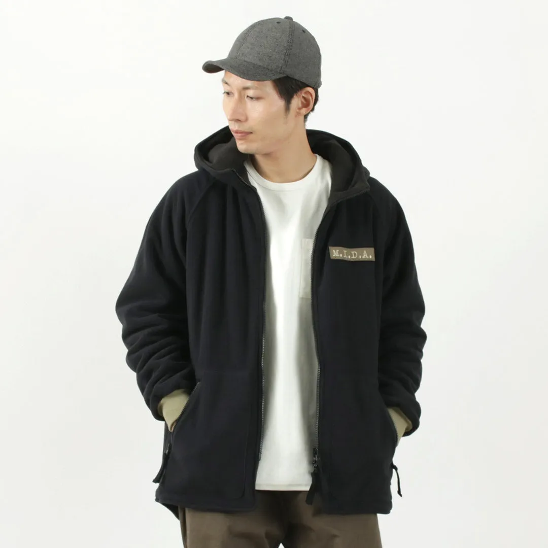 M.I.D.A. / Polartec Boa fleece ZIP-UP