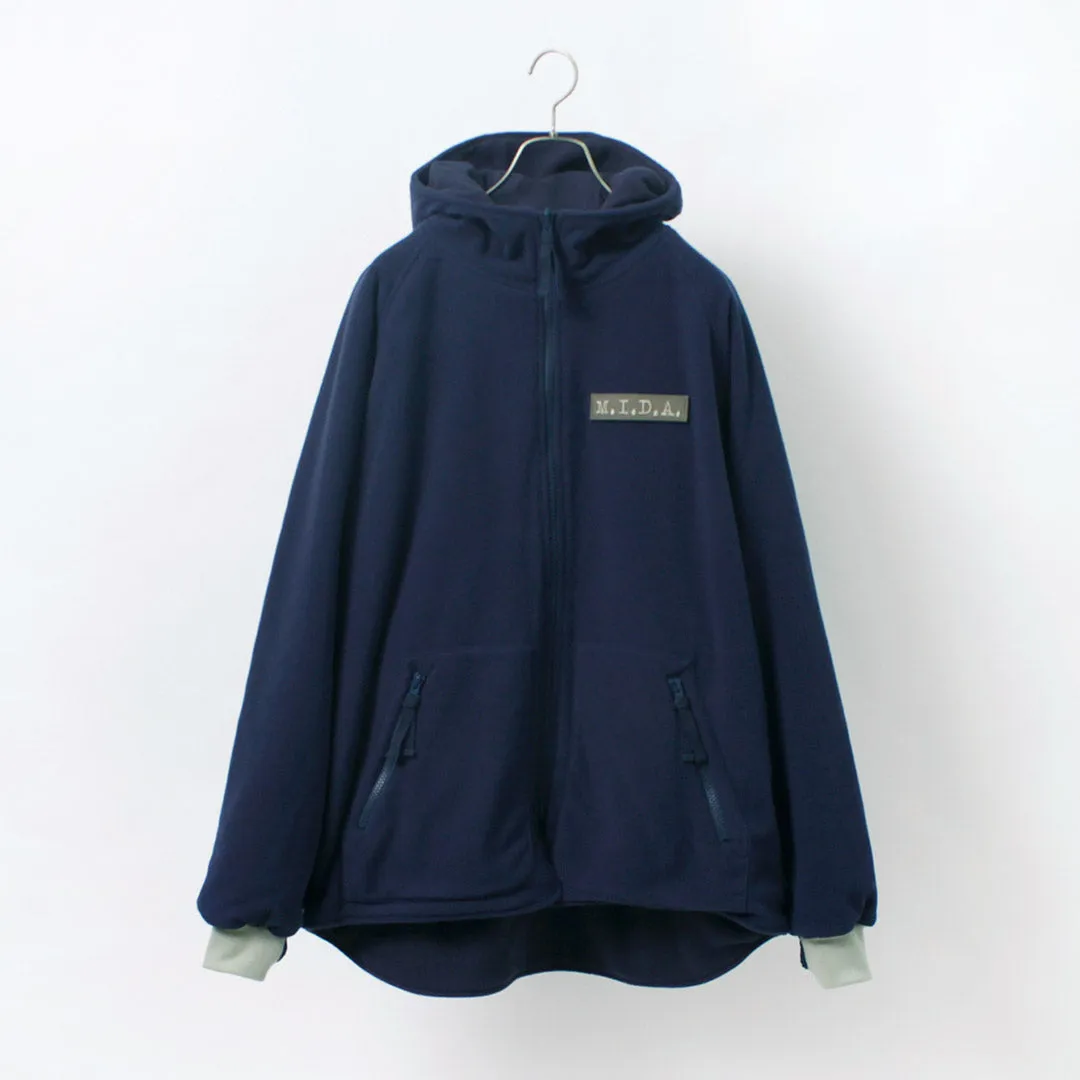 M.I.D.A. / Polartec Boa fleece ZIP-UP