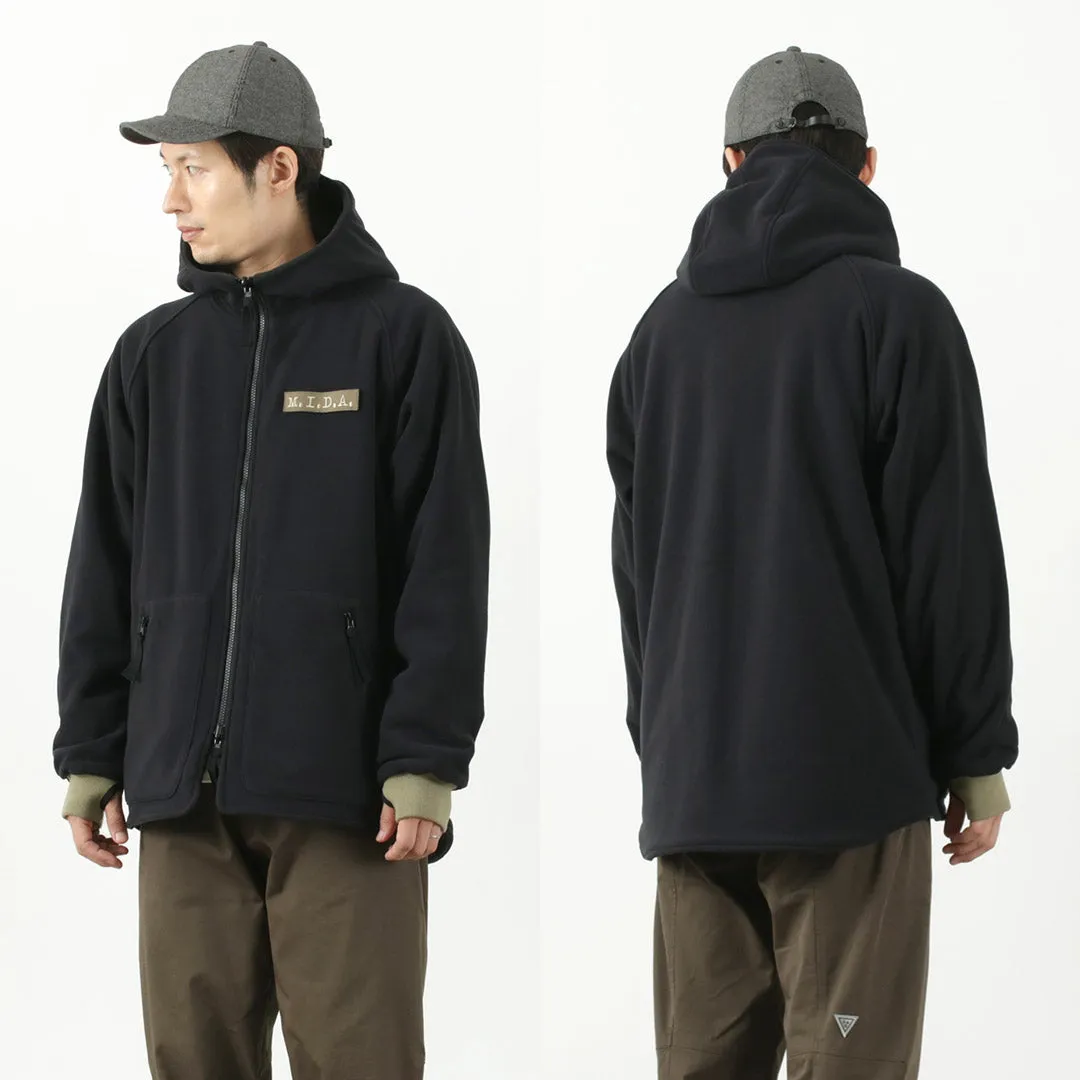 M.I.D.A. / Polartec Boa fleece ZIP-UP