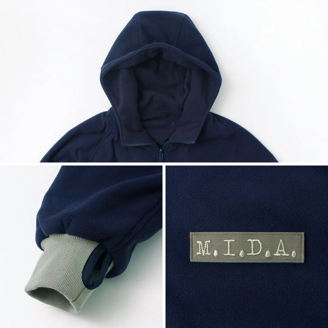 M.I.D.A. / Polartec Boa fleece ZIP-UP