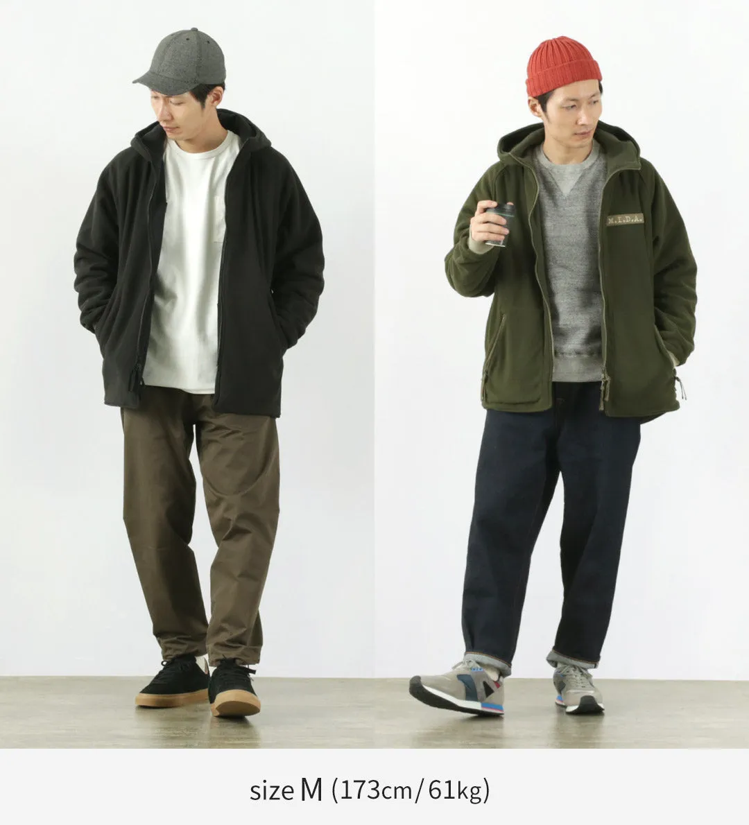 M.I.D.A. / Polartec Boa fleece ZIP-UP