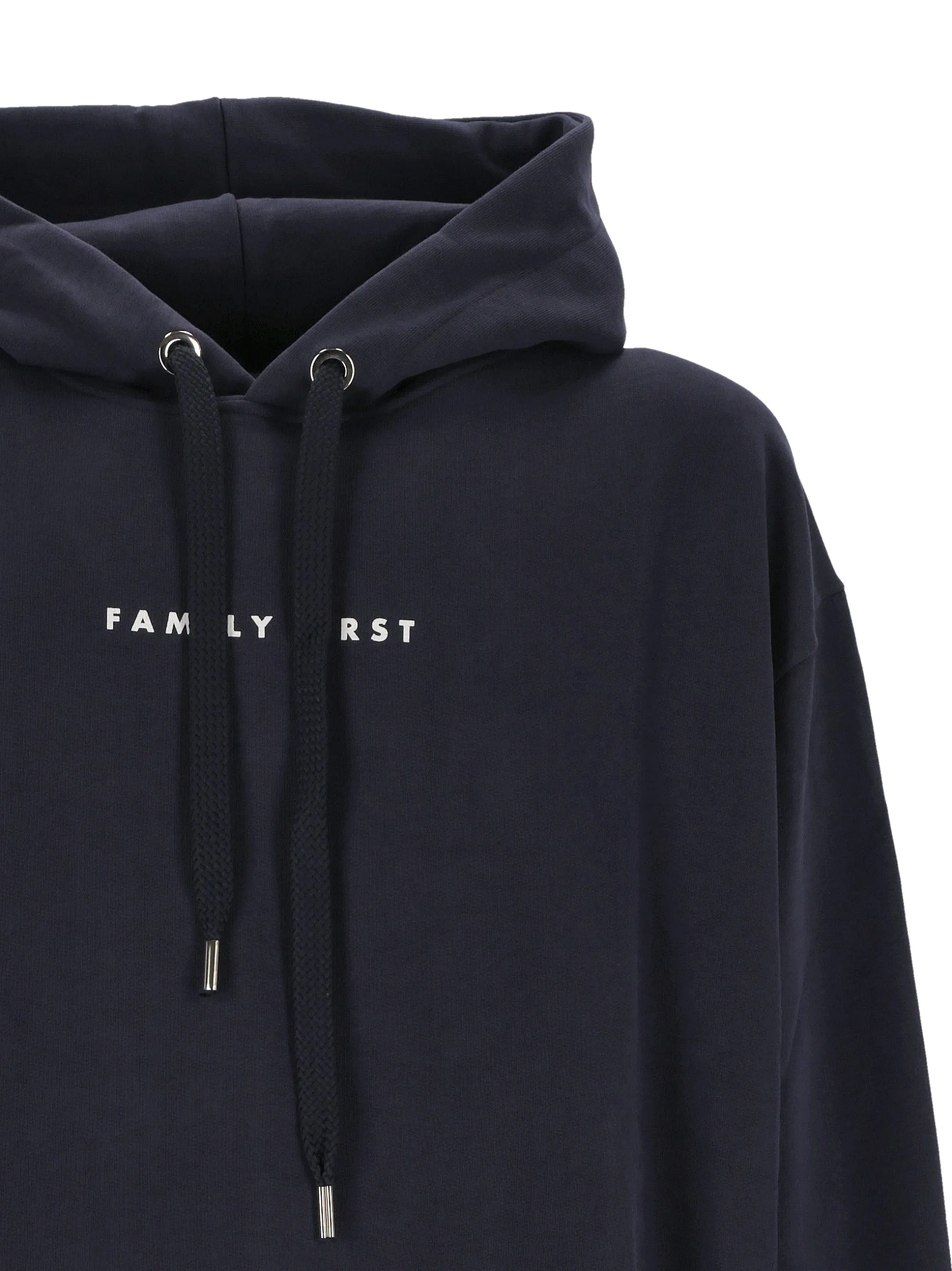 Midnight Blue Drawstring Hoodie Sweater