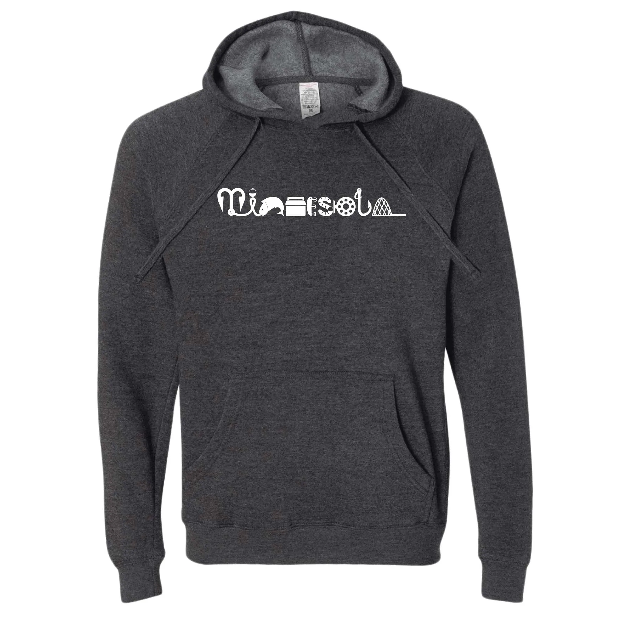 Minnesota Fishing Icons Hoodie